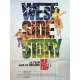 WEST SIDE STORY French Movie Poster - 47x63 in. - 1961 - Robert Wise, Natalie Wood
