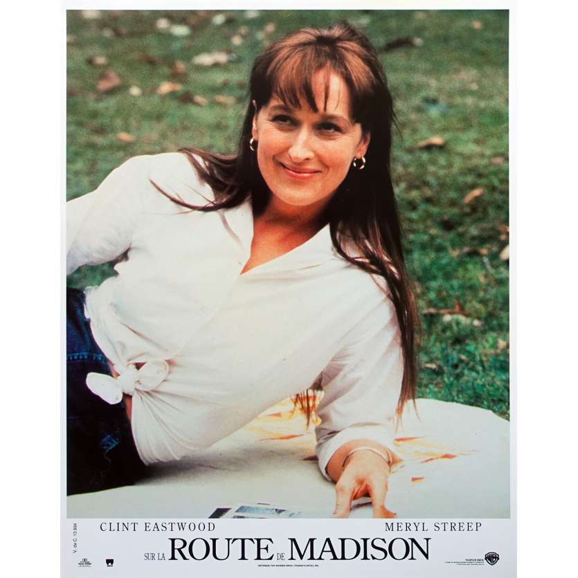 BRIDGES OF MADISON COUNTY advance French Lobby Card N03 - 9x12 in. - 1995 - Clint Eastwood, Meryl Streep