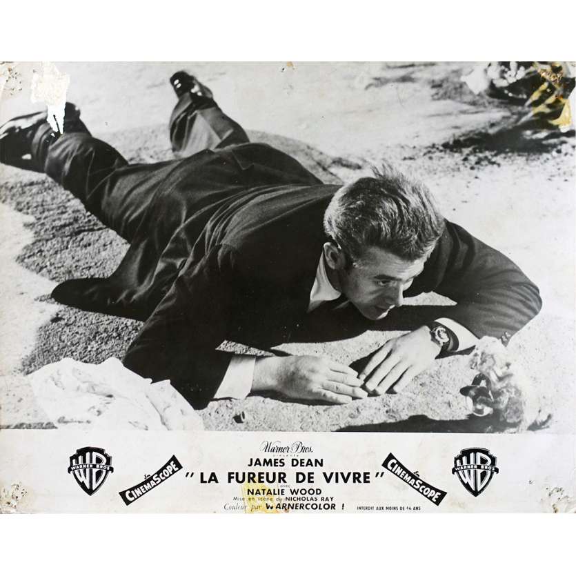 REVEL WITHOUT A CAUSE French Lobby Card N02 - 10x12 in. - 1955 - Nicholas Ray, James Dean