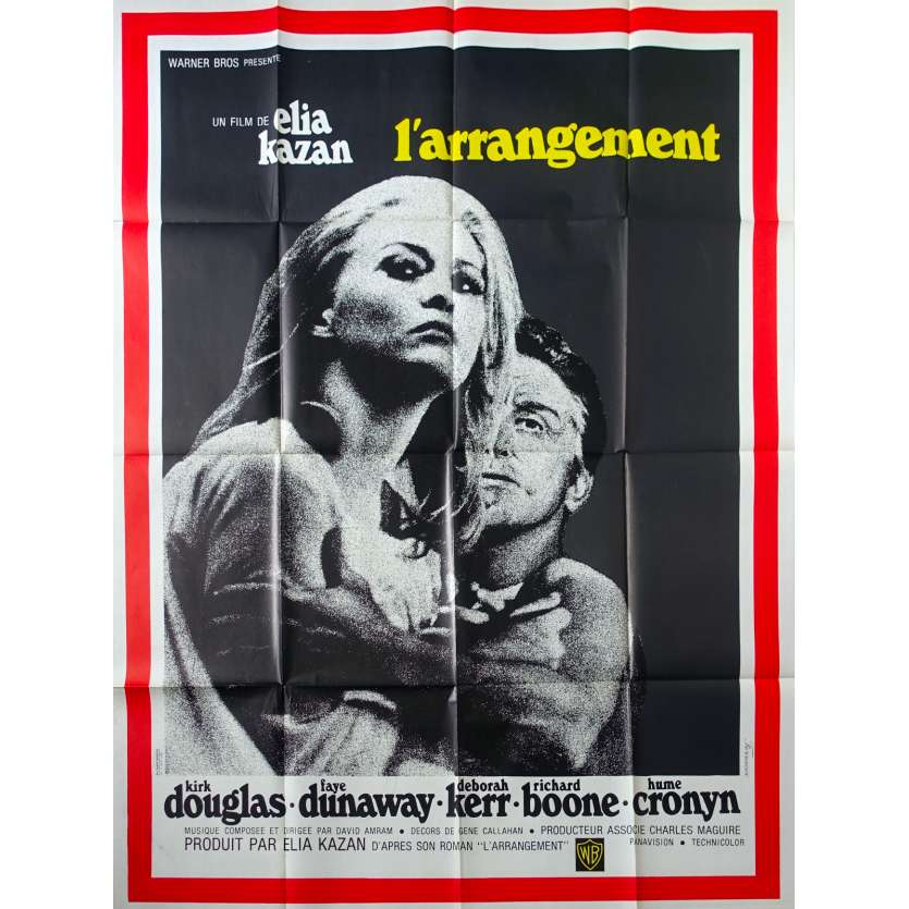 THE ARRANGEMENT French Movie Poster - 47x63 in. - 1969 - Elia Kazan, Kirk Douglas