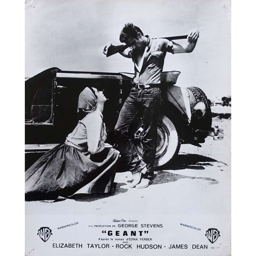 GEANT French Lobby Card N01 - 10x12 in. - 1956 - George Stevens, James Dean