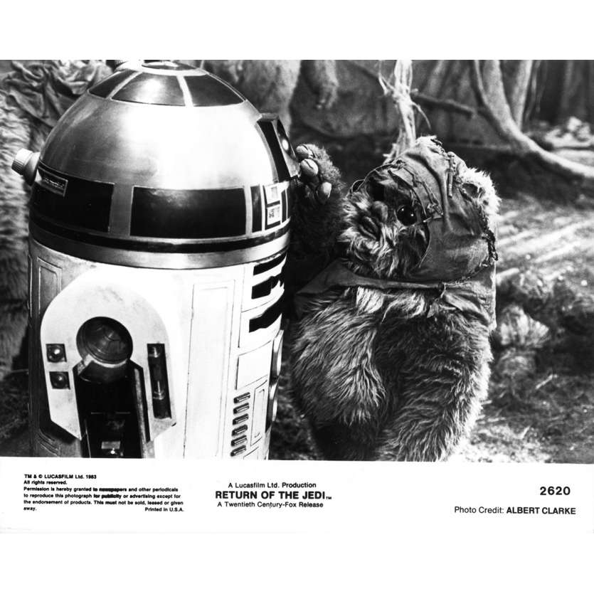 STAR WARS - LE RETOUR DU JEDI Photo de presse N2620 - 21x30 cm. - 1983 - Harrison Ford, Richard Marquand