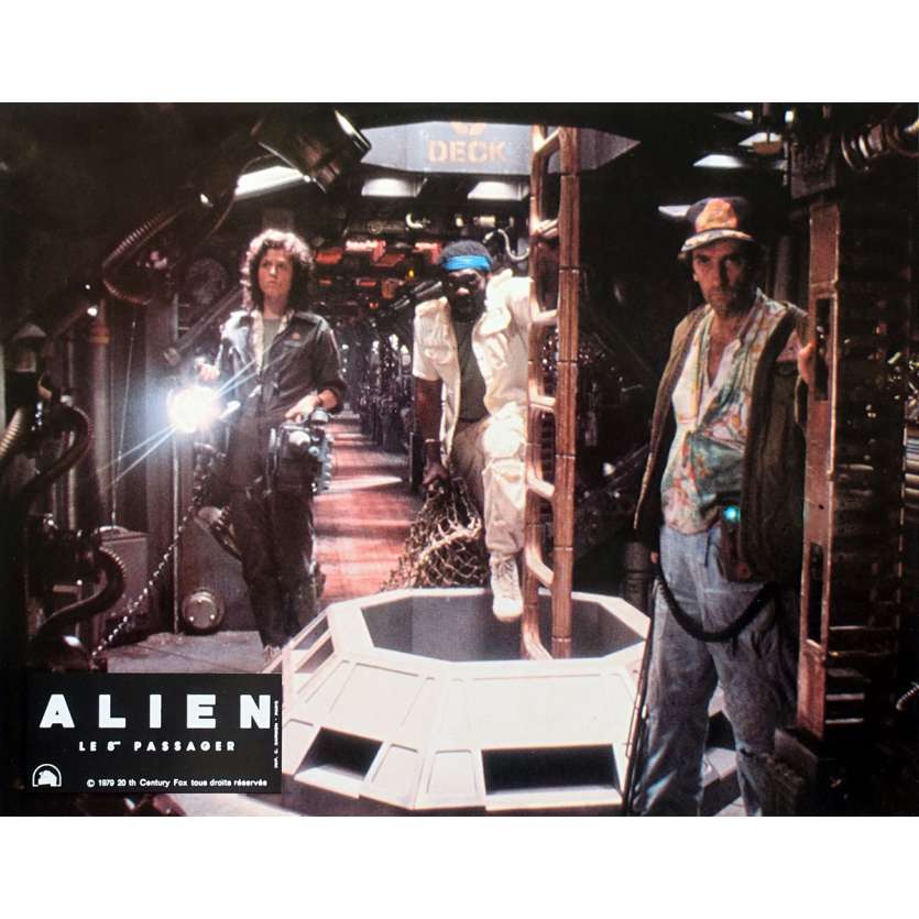 ALIEN French Lobby Card N01 - 9x12 in. - 1979 - Ridley Scott, Sigourney Weaver