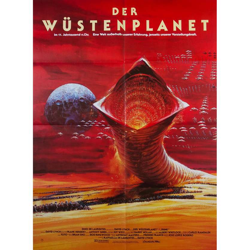 DUNE Affiche de film  - 59x84 cm. - 1982 - Kyle McLachlan, David Lynch