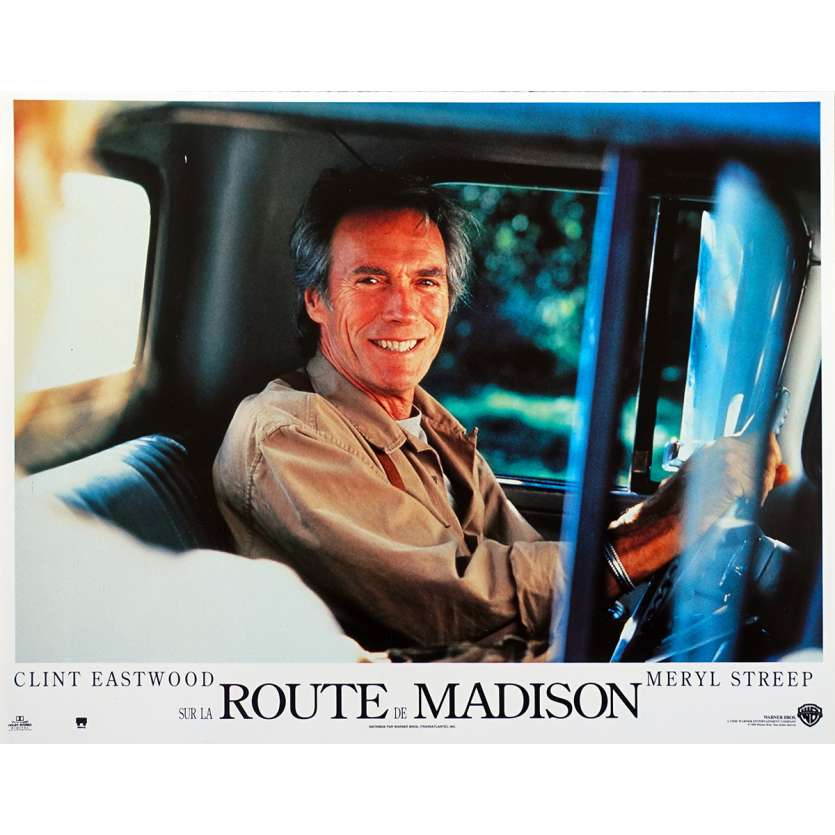 BRIDGES OF MADISON COUNTY advance French Lobby Card N01 - 9x12 in. - 1995 - Clint Eastwood, Meryl Streep