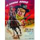 LA RIVIERE ROUGE Affiche de film  - 60x80 cm. - R1960 - John Wayne, Howard Hawks