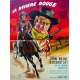 RED RIVER French Movie Poster - 23x32 in. - R1960 - Howard Hawks, John Wayne