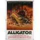 ALLIGATOR Affiche de film  - 140x200 cm. - 1979 - Barbara Bach, Sergio Martino