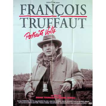 FRANÇOIS TRUFFAUT: STOLEN PORTRAITS French Movie Poster - 47x63 in. - 1993 - Serge Toubiana, Fanny Ardant