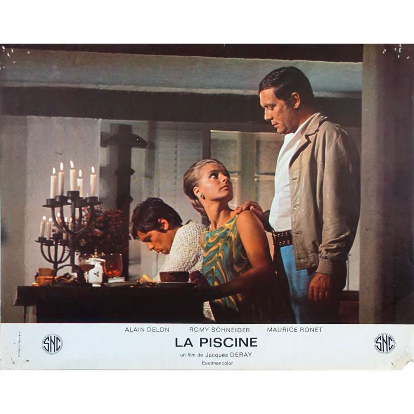 LA PISCINE Photo de film N01 - 21x30 cm. - 1969 - Alain Delon, Romy Schneider, Jacques Deray