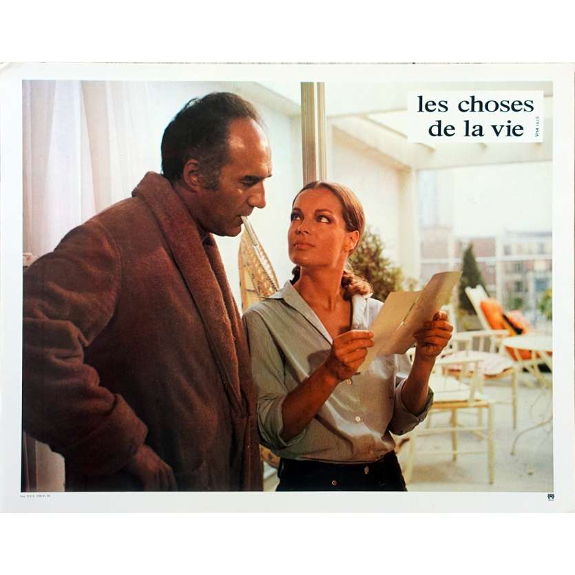 THE THINGS OF LIFE French Lobby Card N05 - 9x12 in. - 1970 - Claude Sautet, Romy Schneider