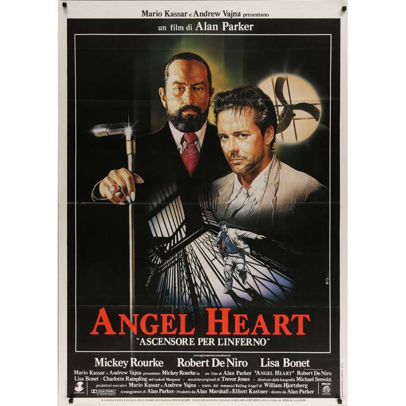ANGEL HEART Italian Movie Poster - 39x55 in. - 1987 - Alan Parker, Robert de Niro