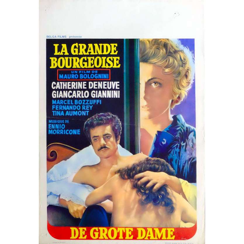 LA GRANDE BOURGEOISE Affiche de film 35x55 - 1974 - Catherine Deneuve, Mauro Bolognini