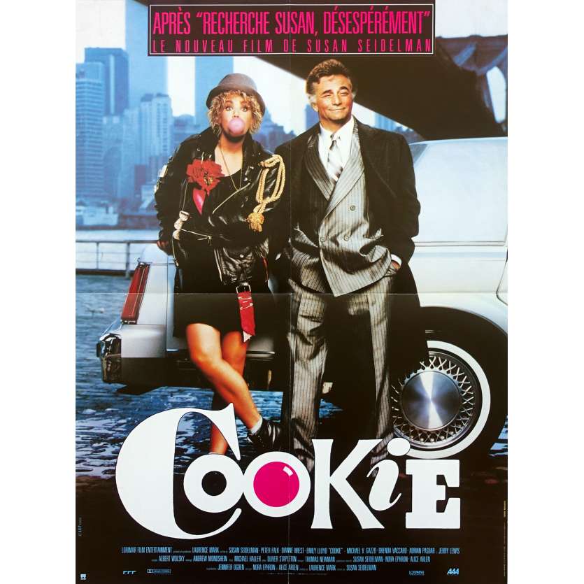 COOKIE Original Movie Poster - 15x21 in. - 1989 - Susan Seidelman, Peter Falk, Emily Lloyd