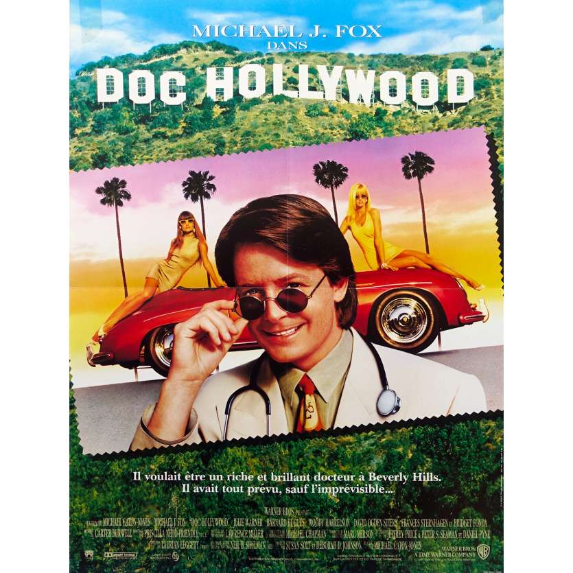 DOC HOLLYWOOD Original Movie Poster - 15x21 in. - 1991 - Michael Caton-Jones, Michael J. Fox