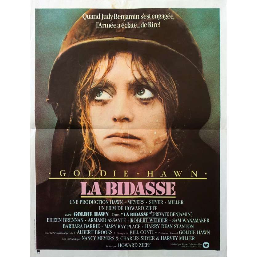 LA BIDASSE Affiche de film  - 40x60 cm. - 1980 - Goldie Hawn, Howard Zieff