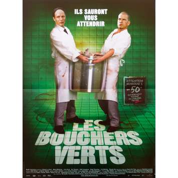 THE GREEN BUTCHERS Original Movie Poster - 15x21 in. - 2003 - Anders Thomas Jensen, Mads Mikkelsen