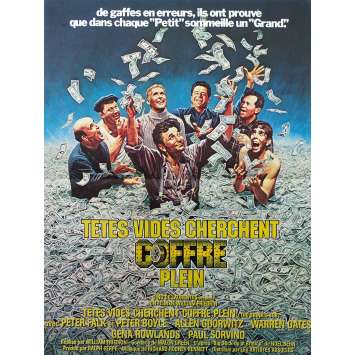 TETES VIDES CHERCHENT COFFRE PLEIN Affiche de film - 40x60 cm. - 1978 - Peter Falk, William Friedkin