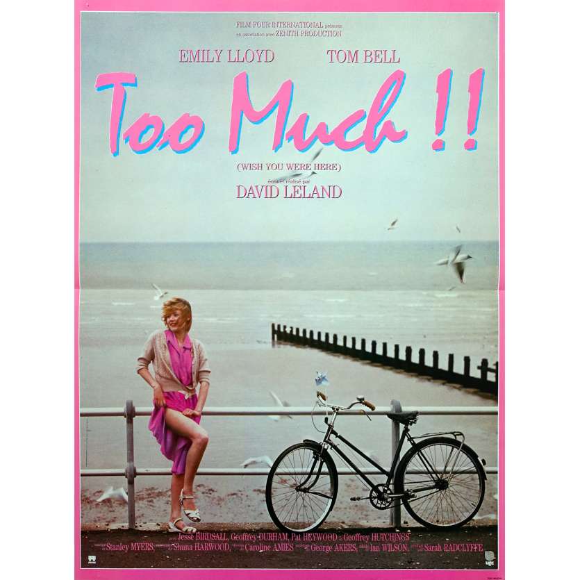 TOO MUCH Affiche de film - 40x60 cm. - 1997 - Emily Lloyd, David Leland