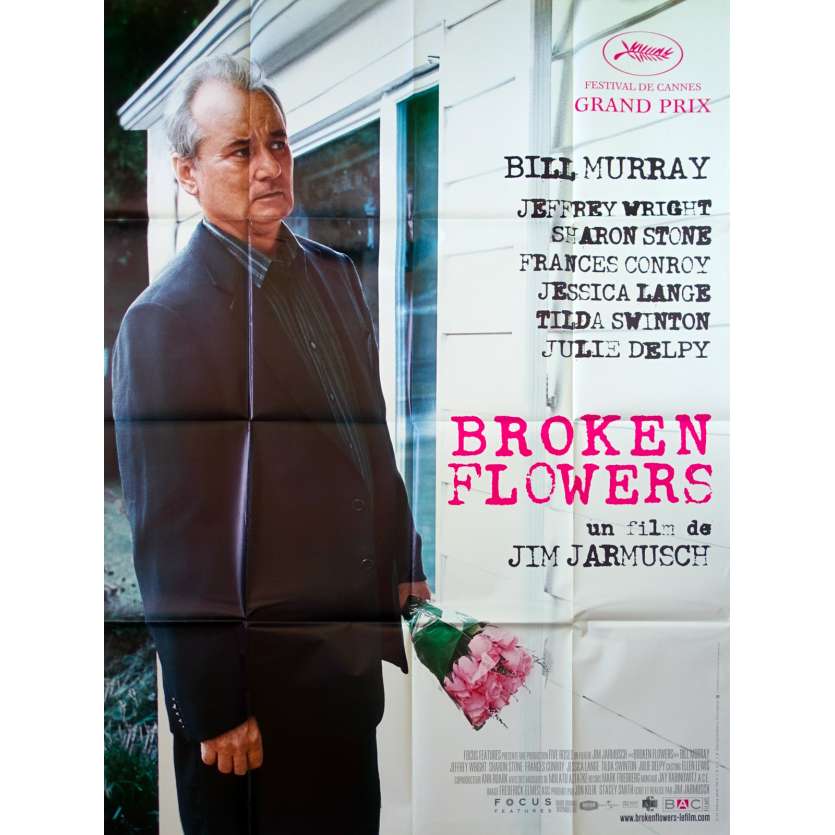 BROKEN FLOWERS Original Movie Poster - 47x63 in. - 2005 - Jim Jarmusch, Bill Murray