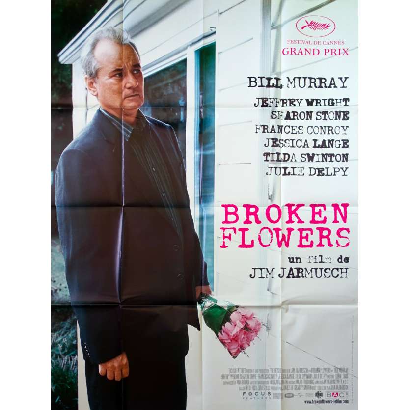 BROKEN FLOWERS Original Movie Poster  - 47x63 in. - 2005 - Jim Jarmusch, Bill Murray