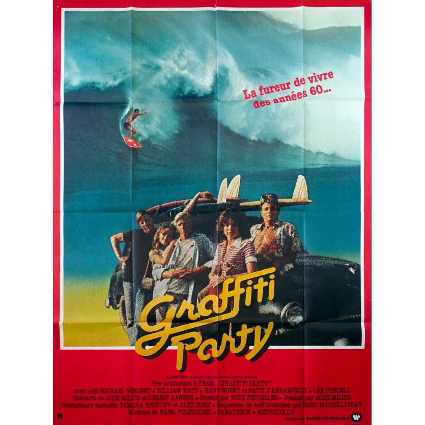 BID Wednesday Original Movie Poster  - 47x63 in. - 1978 - John Milius, Surf Movie