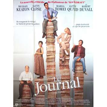 THE PAPER Original Movie Poster - 47x63 in. - 1994 - Ron Howard, Michael Keaton