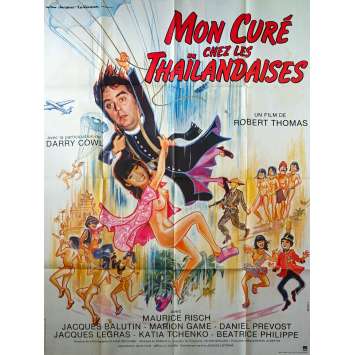 MON CURE CHEZ LES THAILANDAISES Original Movie Poster - 47x63 in. - 1983 - Robert Thomas, Maurice Risch