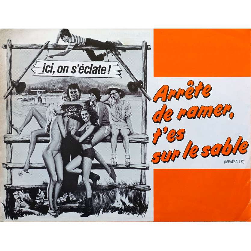 ARRETE DE RAMER T'ES SUR LE SABLE Synopsis  - 21x30 cm. - 1979 - Bill Murray, Ivan Reitman