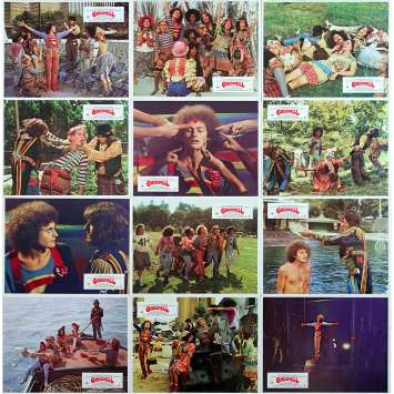 GODSPELL Original Lobby Cards x8 - 9x12 in. - 1973 - David Greene, Victor Garber