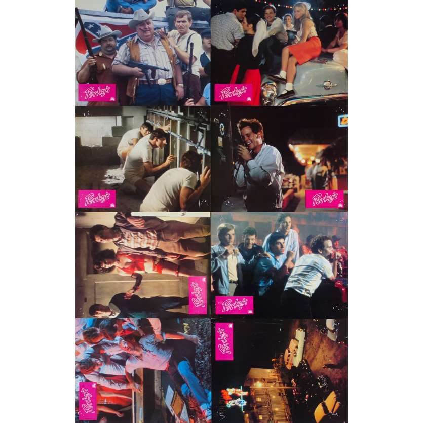 PORKY'S Photos de film x8 - 21x30 cm. - 1981 - Dan Monahan, Bob Clark