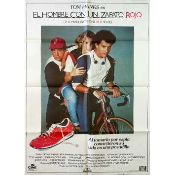 L'HOMME A LA CHAUSSURE ROUGE Affiche de film - 69x102 cm. - 1985 - Tom Hanks, Stan Dragoti L'HOMME A LA CHAUSSURE ROUGE Affiche de film - 69x102 cm. - 1985 - Tom Hanks, Stan Dragoti