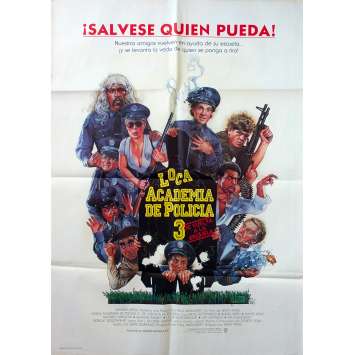 POLICE ACADEMY 3 Affiche de film - 69x102 cm. - 1986 - Steve Guttenberg, Jerry Paris