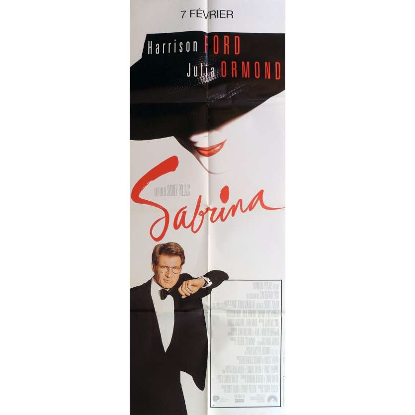 SABRINA Original Movie Poster  - 23x63 in. - 1995 - Sydney Pollack, Harrison Ford