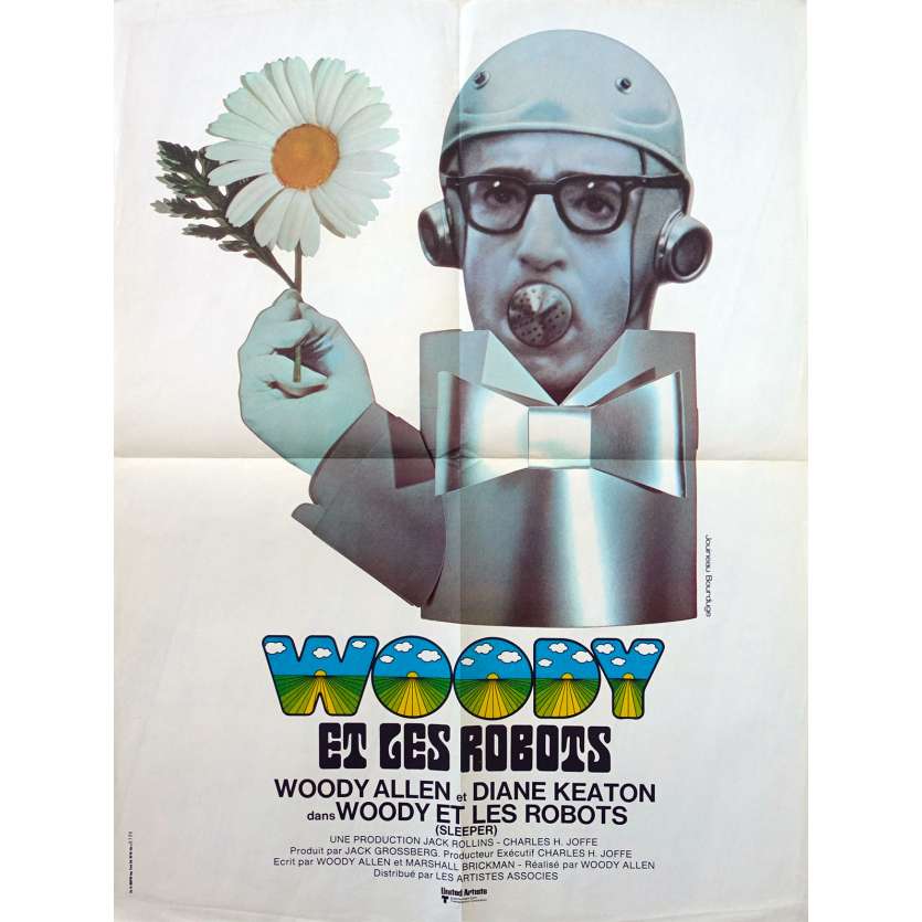 SLEEPER Original Movie Poster - 23x32 in. - 1973 - Woody Allen, Diane Keaton