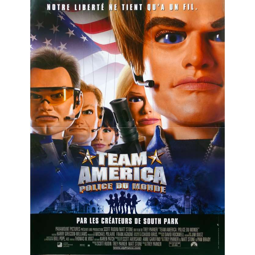 TEAM AMERICA Affiche de film - 40x60 cm. - 2004 - Matt Stone, Trey Parker