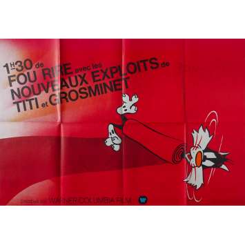 TITI SUPER STAR Affiche de film - 80x120 cm. - 1975 - Cartoon, Fritz Freleng