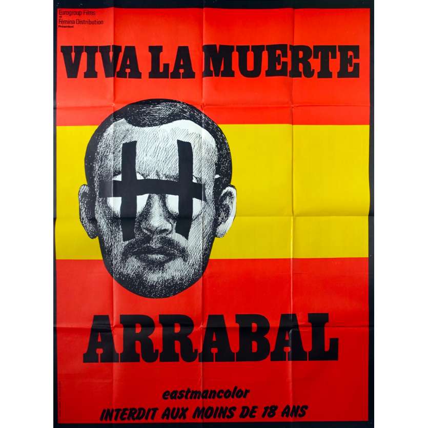 VIVA LA MUERTE Affiche de film - 120x160 cm. - 1971 - Anouk Ferjac, Fernando Arrabal