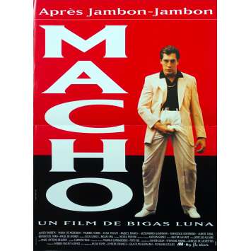 MACHO Affiche de film - 40x60 cm. - 1993 - Javier Bardem, Bigas Luna