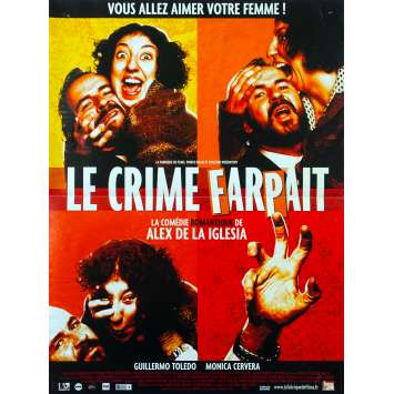 THE PERFECT CRIME Original Movie Poster - 15x21 in. - 2004 - Álex de la Iglesia, Guillermo Toledo
