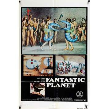 FANTASTIC PLANET US Movie Poster 29x41 - 1973 - René Laloux, Barry Bostwick FANTASTIC PLANET US Movie Poster 29x41 - 1973 - René Laloux, Barry Bostwick