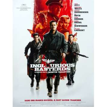 INGLORIOUS BASTERDS Affiche de film - 40x60 cm. - 2009 - Brad Pitt, Quentin Tarantino INGLORIOUS BASTERDS Affiche de film - 40x60 cm. - 2009 - Brad Pitt, Quentin Tarantino
