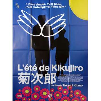 L'ETE DE KIKUJIRO Affiche de film Blue Style - 120x160 cm. - 1999 - Yusuke Sekiguchi, Takeshi Kitano