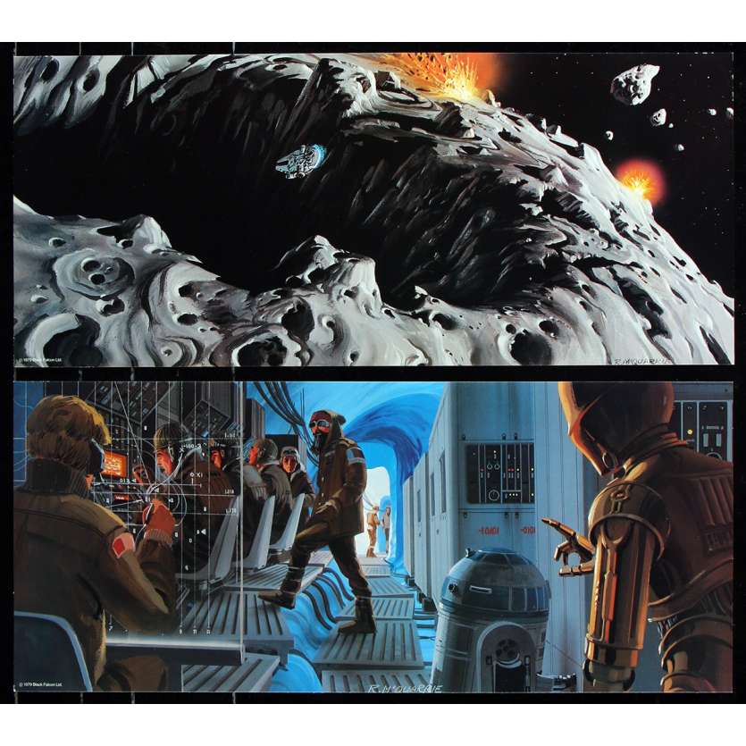 STAR WARS - L'EMPIRE CONTRE ATTAQUE Portfolio promotionnel - 69x104 cm. - 1980 - Harrison Ford, George Lucas