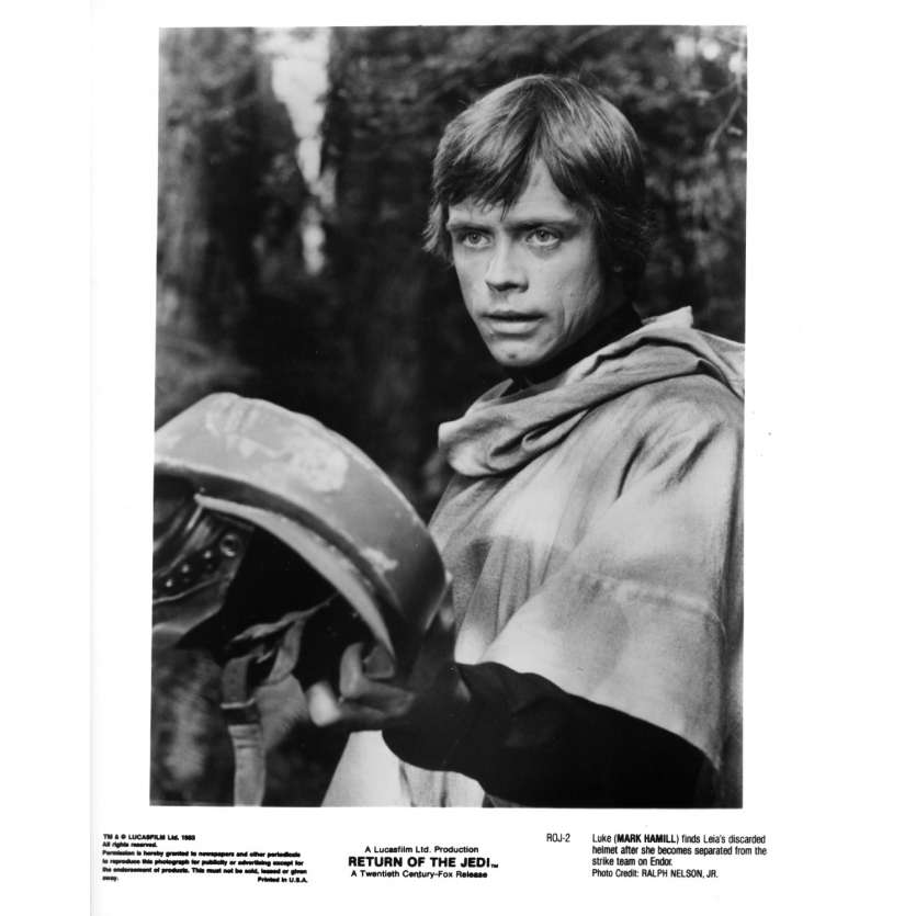 STAR WARS - LE RETOUR DU JEDI Photo de presse ROJ-2 - 20x25 cm. - 1983 - Harrison Ford, Richard Marquand