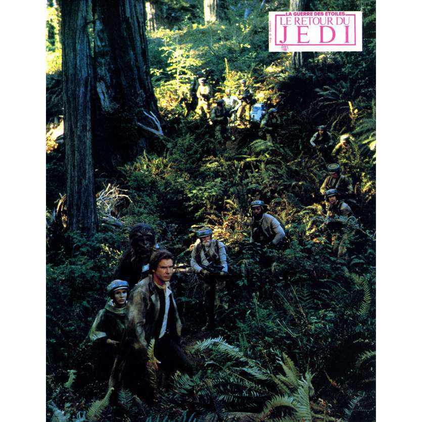 STAR WARS - THE RETURN OF THE JEDI Original Lobby Card N11 - 9x12 in. - 1983 - Richard Marquand, Harrison Ford