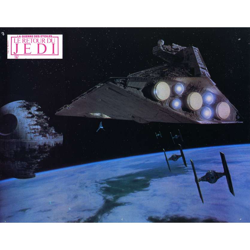 STAR WARS - THE RETURN OF THE JEDI Original Lobby Card N6 - 9x12 in. - 1983 - Richard Marquand, Harrison Ford