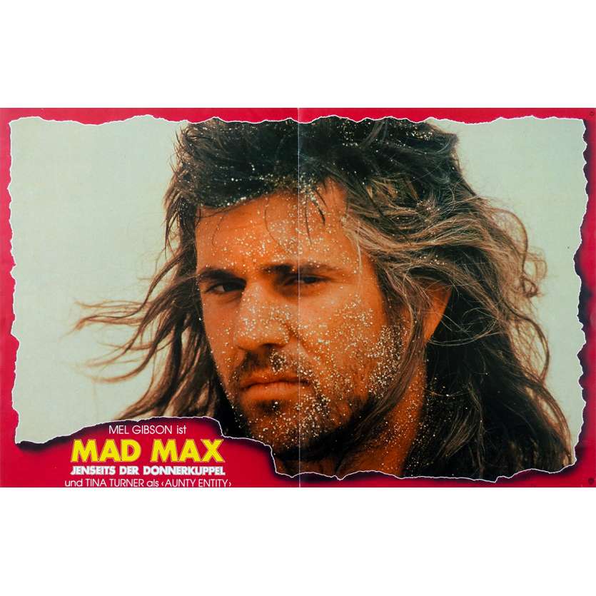 MAD MAX BEYOND THUNDERDOME Original Lobby Card - 9x18 in. - 1985 - George Miller, Mel Gibson, Tina Turner