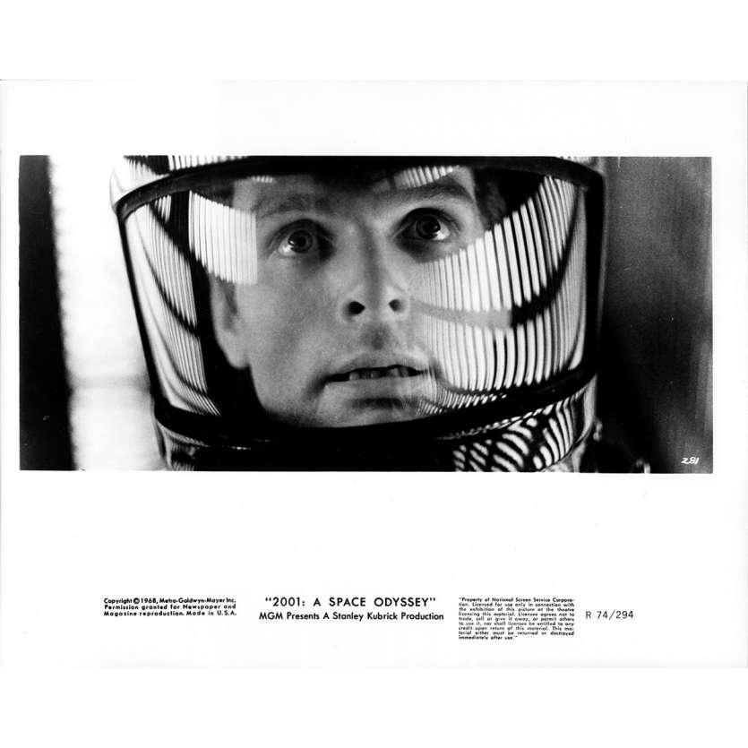 2001 L'ODYSSEE DE L'ESPACE Photo de presse 281 - 20x25 cm. - R1974 / 1968 - Keir Dullea, Stanley Kubrick