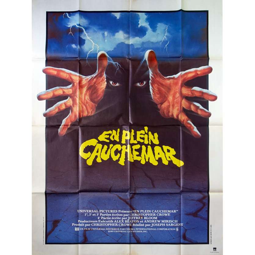 EN PLEIN CAUCHEMAR Affiche de film 120x160 - 1983 - Lance Henriksen